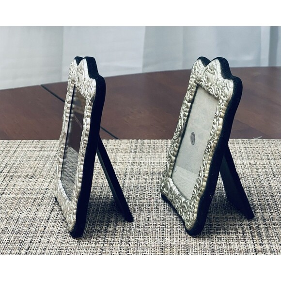 VTG WM. Rogers & Son Silver Plated Desktop Photo Frames 5x4" Lot of 2 - Picture 4 of 7